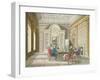 Board Room of The Admiralty, 1808-T. Rowlandson-Framed Giclee Print