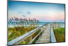 Board Walk on the Beach-garytog-Mounted Photographic Print