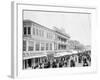 Board Walk Towards Steel Pier, Atlantic City, N.J.-null-Framed Photo