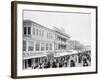 Board Walk Towards Steel Pier, Atlantic City, N.J.-null-Framed Photo