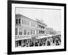 Board Walk Towards Steel Pier, Atlantic City, N.J.-null-Framed Photo