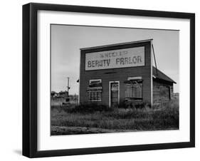 Boarded Up Beauty Salon-Charles E^ Steinheimer-Framed Photographic Print