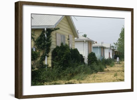 Boarded-Up Homes-Ron Kuntz-Framed Photographic Print