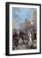 Boarding in Salou of James I of Aragon (1208-1276) to Conquer Majorca, 1229-null-Framed Giclee Print