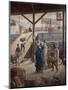 Boarding the Ship for New York-Louis Auguste Loustaunau-Mounted Giclee Print