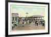 Boardwalk and Esplanade, Asbury Park, New Jersey-null-Framed Premium Giclee Print