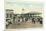 Boardwalk and Esplanade, Asbury Park, New Jersey-null-Mounted Premium Giclee Print