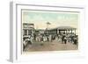 Boardwalk and Esplanade, Asbury Park, New Jersey-null-Framed Art Print