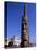 Boardwalk and Totem Pole on the Beach, Ocean City, Maryland, USA-Bill Bachmann-Stretched Canvas