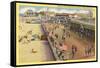 Boardwalk, Asbury Park, New Jersey-null-Framed Stretched Canvas