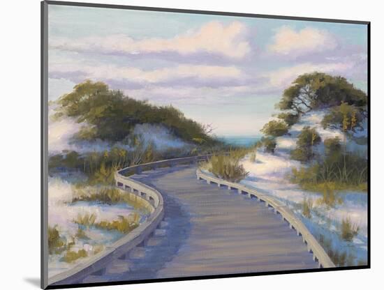 Boardwalk at The Beach-Jill Schultz McGannon-Mounted Art Print