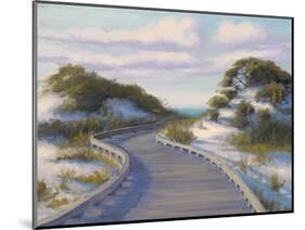 Boardwalk at The Beach-Jill Schultz McGannon-Mounted Art Print