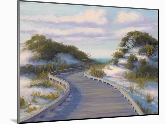 Boardwalk at The Beach-Jill Schultz McGannon-Mounted Art Print