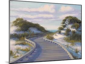 Boardwalk at The Beach-Jill Schultz McGannon-Mounted Art Print