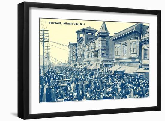 Boardwalk, Atlantic City, New Jersey-null-Framed Art Print