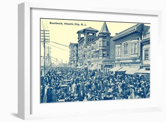 Boardwalk, Atlantic City, New Jersey-null-Framed Art Print