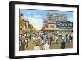 Boardwalk, Atlantic City-null-Framed Art Print