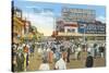 Boardwalk, Atlantic City-null-Stretched Canvas