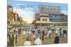 Boardwalk, Atlantic City-null-Mounted Art Print
