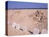 Boardwalk Beach Sand of Christ, Ocean City, Maryland, USA-Bill Bachmann-Stretched Canvas