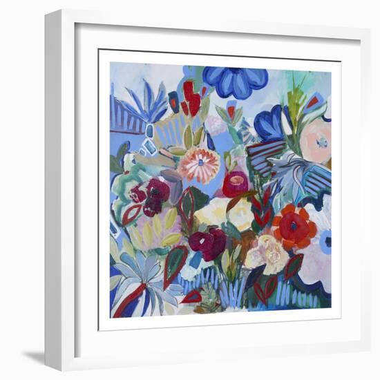 Boardwalk Blooms-Daisy D-Framed Art Print