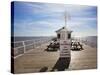 Boardwalk Cafe on the Pier at Felixstowe, Suffolk, England, United Kingdom, Europe-Mark Sunderland-Stretched Canvas