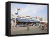 Boardwalk, Coney Island, Brooklyn, New York City, United States of America, North America-Wendy Connett-Framed Stretched Canvas