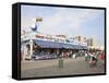 Boardwalk, Coney Island, Brooklyn, New York City, United States of America, North America-Wendy Connett-Framed Stretched Canvas