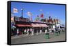 Boardwalk, Coney Island, Brooklyn, New York City, United States of America, North America-Wendy Connett-Framed Stretched Canvas