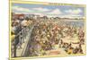 Boardwalk, Hampton Beach, New Hampshire-null-Mounted Premium Giclee Print