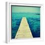 Boardwalk in Ses Illetes Beach in Formentera, Balearic Islands-nito-Framed Photographic Print