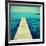 Boardwalk in Ses Illetes Beach in Formentera, Balearic Islands-nito-Framed Photographic Print