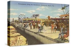 Boardwalk, Jacksonville, Florida-null-Stretched Canvas