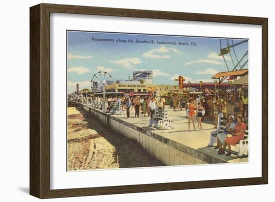 Boardwalk, Jacksonville, Florida-null-Framed Art Print