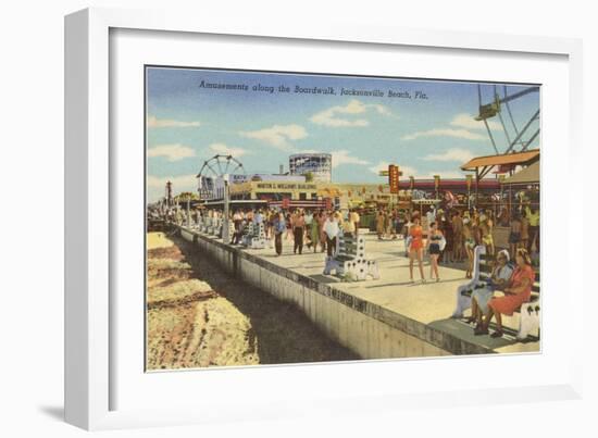 Boardwalk, Jacksonville, Florida-null-Framed Art Print