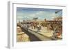 Boardwalk, Jacksonville, Florida-null-Framed Art Print