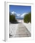 Boardwalk Leading to Beach, Liepaja, Latvia-Ian Trower-Framed Photographic Print