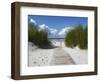 Boardwalk Leading to Beach, Liepaja, Latvia-Ian Trower-Framed Photographic Print