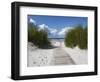 Boardwalk Leading to Beach, Liepaja, Latvia-Ian Trower-Framed Photographic Print