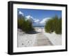 Boardwalk Leading to Beach, Liepaja, Latvia-Ian Trower-Framed Photographic Print