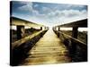 Boardwalk Leading to the Sky-Jan Lakey-Stretched Canvas