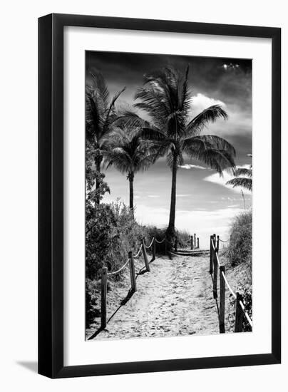 Boardwalk - Miami Beach - Florida - USA-Philippe Hugonnard-Framed Premium Photographic Print