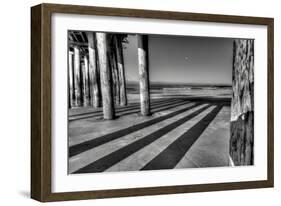 Boardwalk Moon-Sally Linden-Framed Art Print