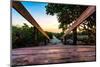 Boardwalk on the Beach at Sunset - Florida-Philippe Hugonnard-Mounted Premium Photographic Print