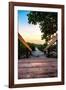 Boardwalk on the Beach at Sunset - Florida-Philippe Hugonnard-Framed Photographic Print