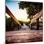 Boardwalk on the Beach at Sunset - Florida-Philippe Hugonnard-Mounted Photographic Print