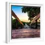 Boardwalk on the Beach at Sunset - Florida-Philippe Hugonnard-Framed Photographic Print