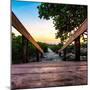 Boardwalk on the Beach at Sunset - Florida-Philippe Hugonnard-Mounted Photographic Print