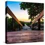 Boardwalk on the Beach at Sunset - Florida-Philippe Hugonnard-Stretched Canvas