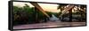 Boardwalk on the Beach at Sunset - Florida-Philippe Hugonnard-Framed Stretched Canvas